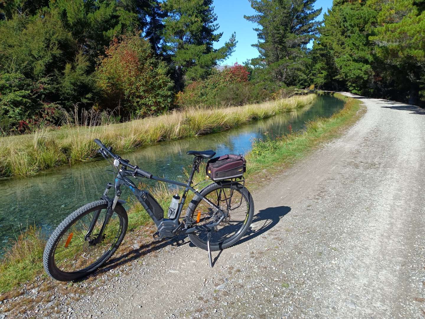 No roads to cycle on - just cycle trails and paths
